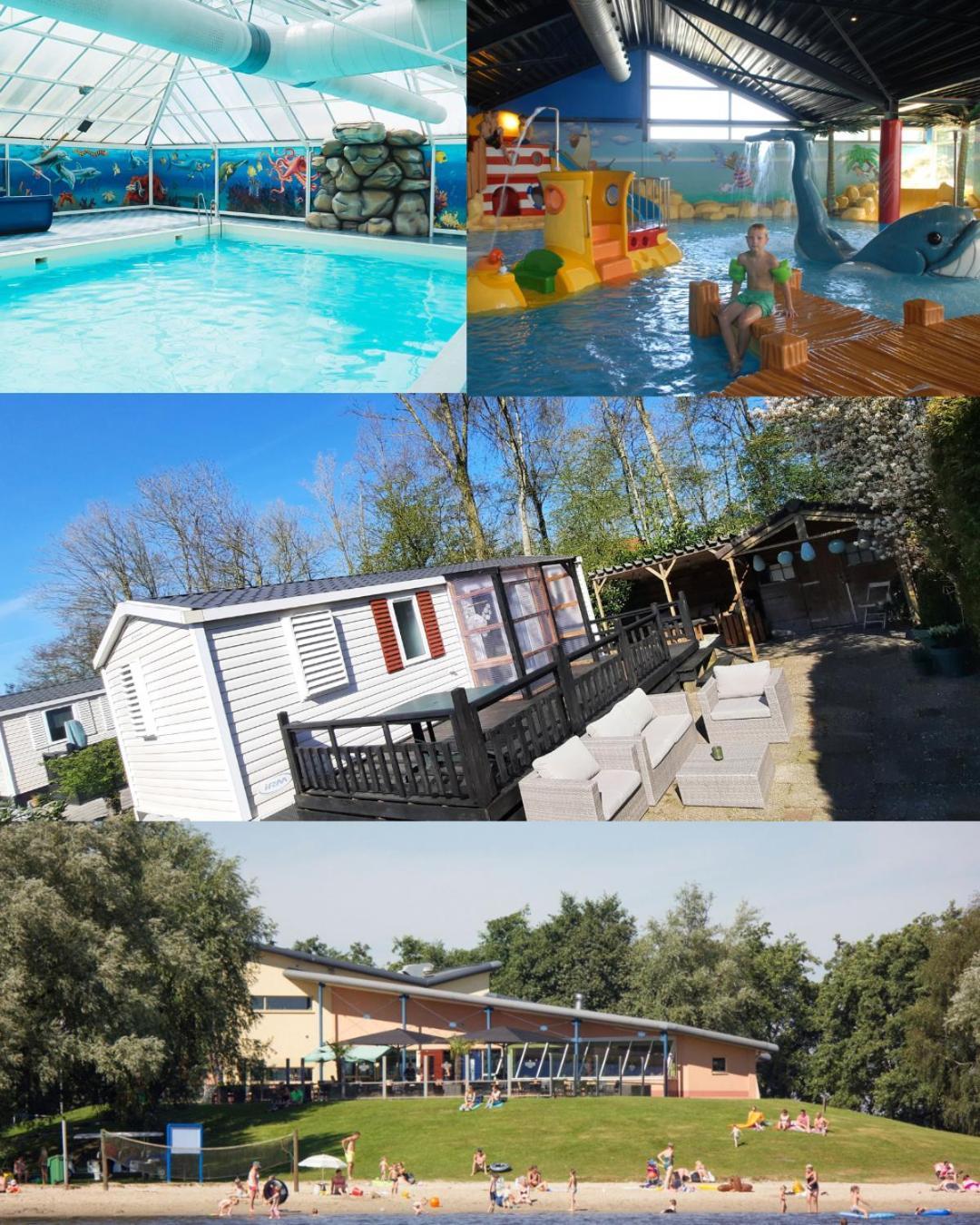 Suameer Kajuit423 6Pers 5Sterren Vakantiepark Bergumermeer Aan Het Water In Friesland Met Zwembadヴィラ エクステリア 写真